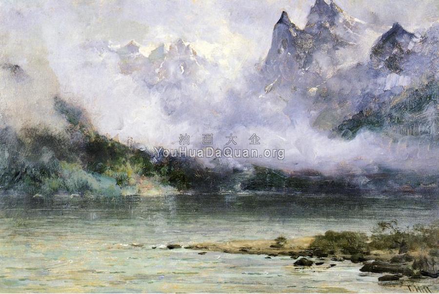 Alaska Scene near Juneau - 托马斯·希尔